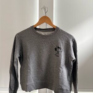 $20 Preowned Excellent Condition Women’s Cropped Sweatshirt Madewell X Peanuts